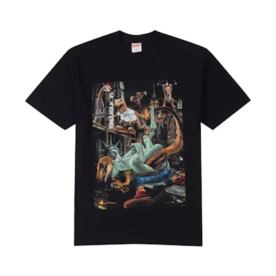 Supreme T-Rex Tee Black