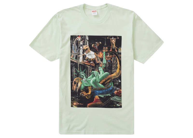 Supreme T-Rex Tee Pale Green