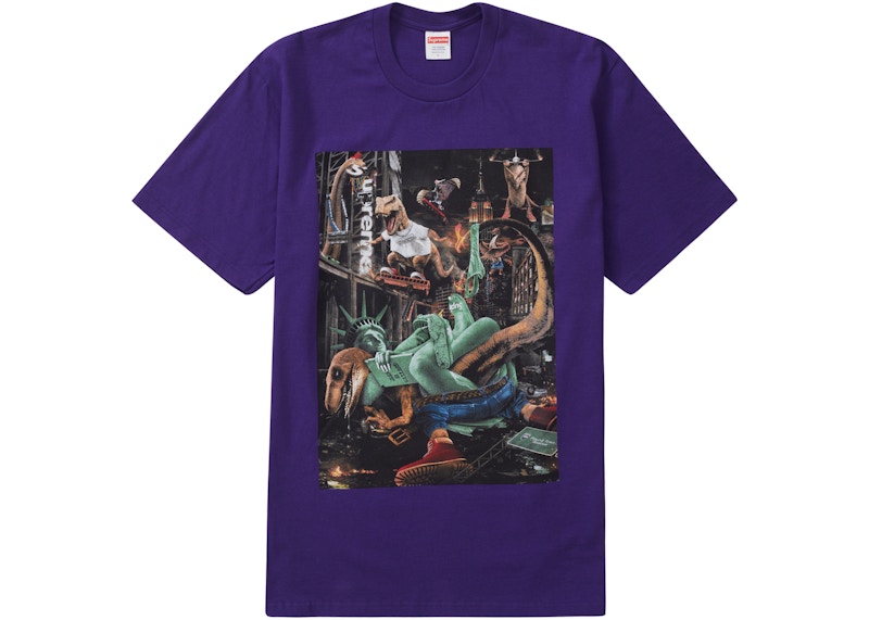 Buy Supreme T-Rex Tee Purple