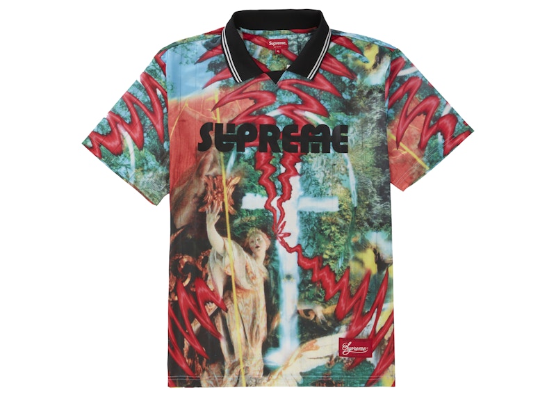 Buy Supreme 橫尾忠則紅色足球球衣
