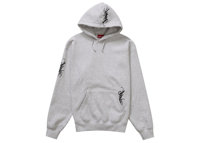 Supreme Tag Hooded Sweatshirt (SS24) Ash Heather