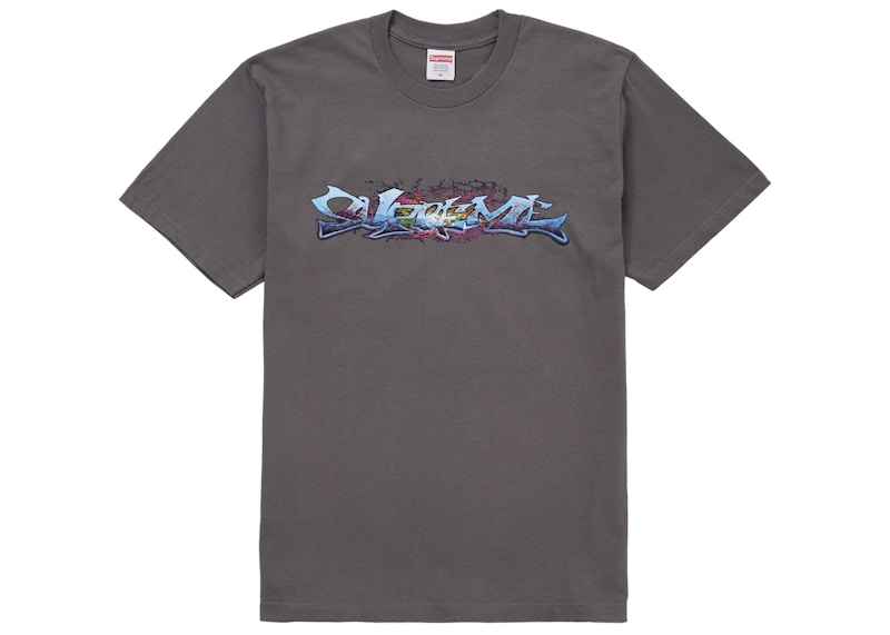 Order Supreme Tag Tee Charcoal