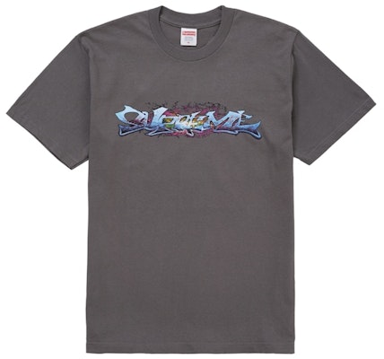 Supreme Tag Tee Charcoal Order Supreme Tag Tee Charcoal