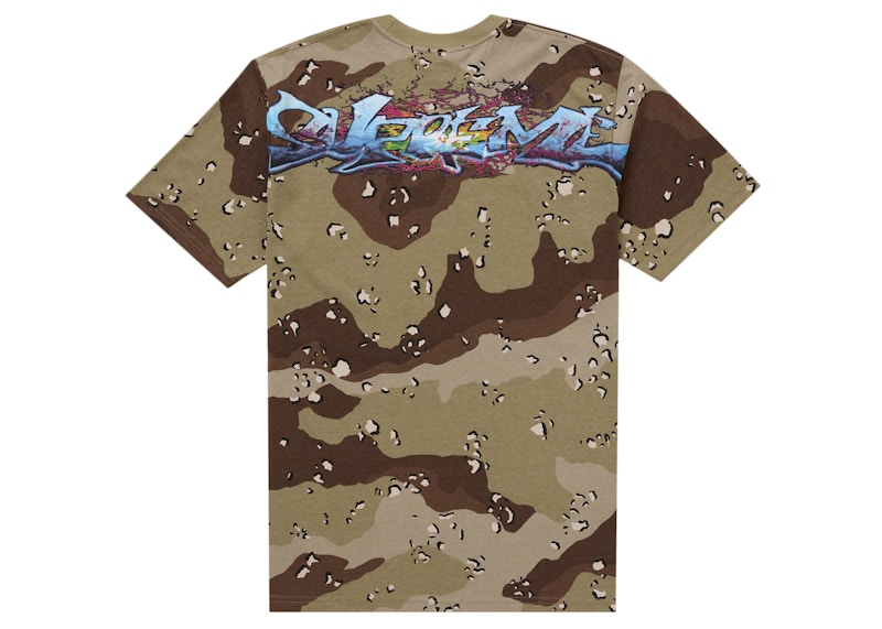 Supreme Tag Tee Chocolate Chip Camo