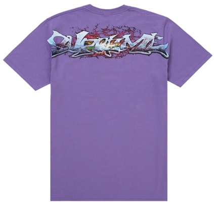 Supreme Tag Tee Purple Buy Supreme Tag Tee Purple