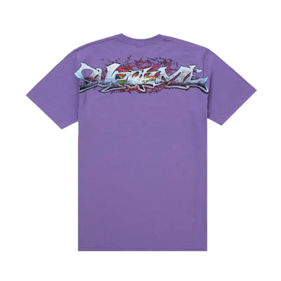 Supreme Tag Tee Purple