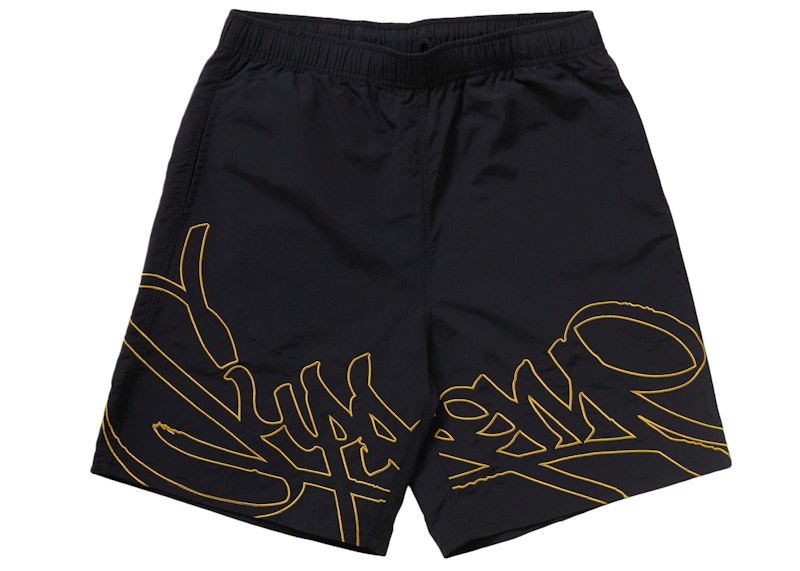 Buy シュプリーム タグウォーターショーツ ブラック
