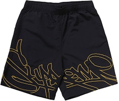 Supreme Tag Water Short Black Supreme Tag Water Short Black