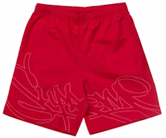 Supreme Tag Water Short Red Supreme Tag Water Short Red