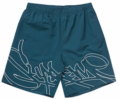 Supreme Tag Water Short Teal Supreme Tag Water Short Teal