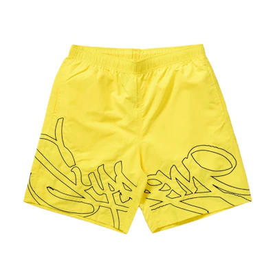 Supreme Tag Water Short Yellow