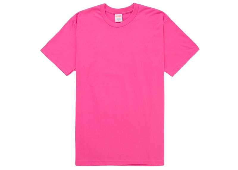 Supreme Tape Tee Fuchsia 圖 2