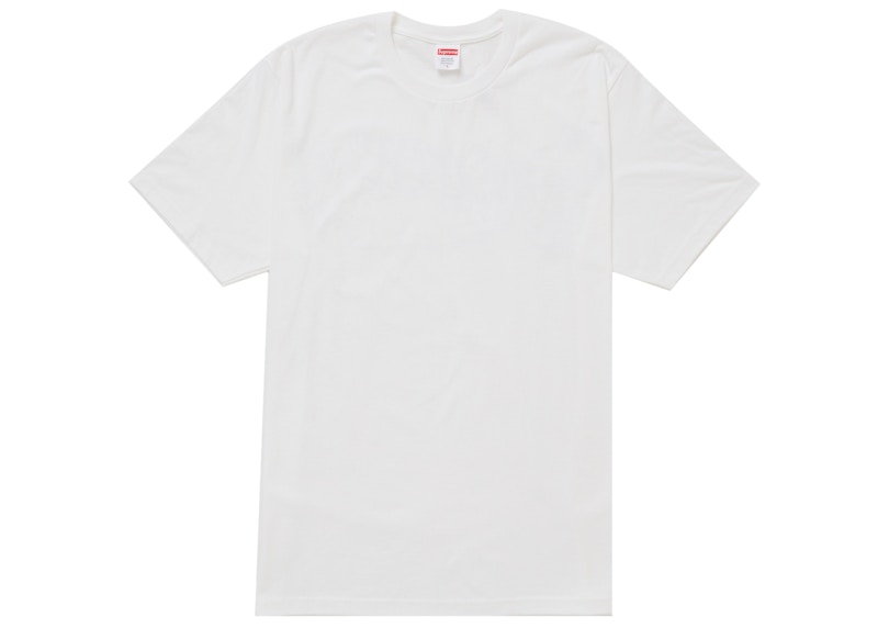 Order Supreme 胶带标志白色T恤