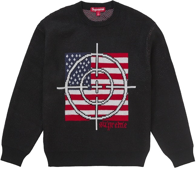 supreme-target-sweater-black