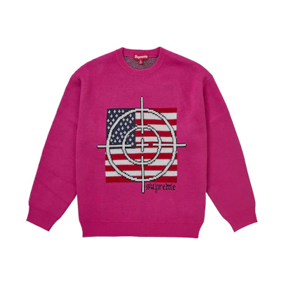Supreme Target Sweater Pink