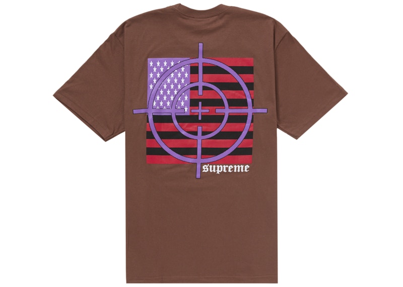 Supreme Target Tee Brown