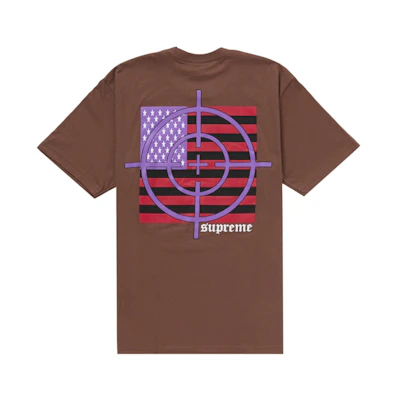 Supreme Target Tee Brown