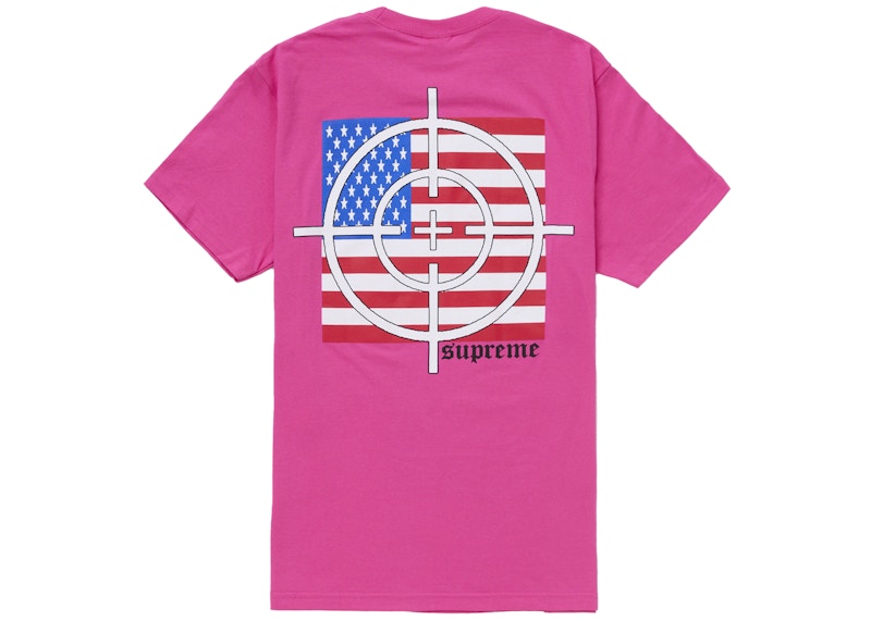 Supreme Target Tee Fuchsia