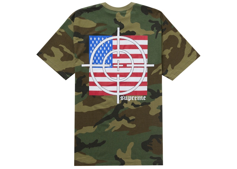 Supreme Target Tee Woodland Camo