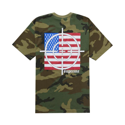 Supreme Target Tee Woodland Camo