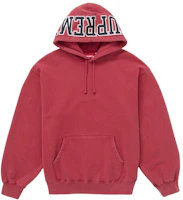 Supreme Team 94 Hooded Sweatshirt Red Supreme Team 94 Hooded Sweatshirt Red