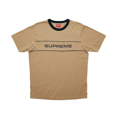 Supreme Team Ringer Tee Tan