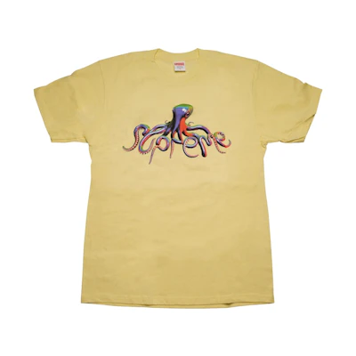 Supreme Tentacles Tee Pale Yellow