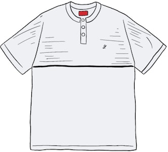 "Supreme Terry Manga Corta Henley Blanco" Buy "Supreme Terry Manga Corta Henley Blanco"