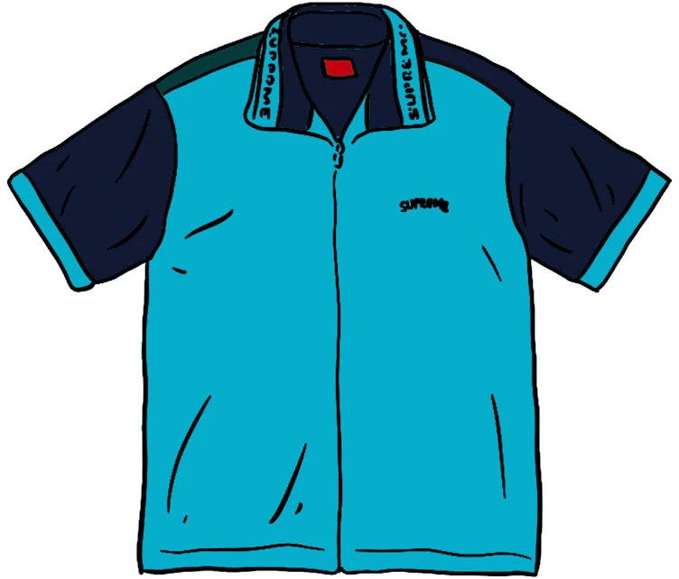 supreme-terry-s-s-zip-up-cyan