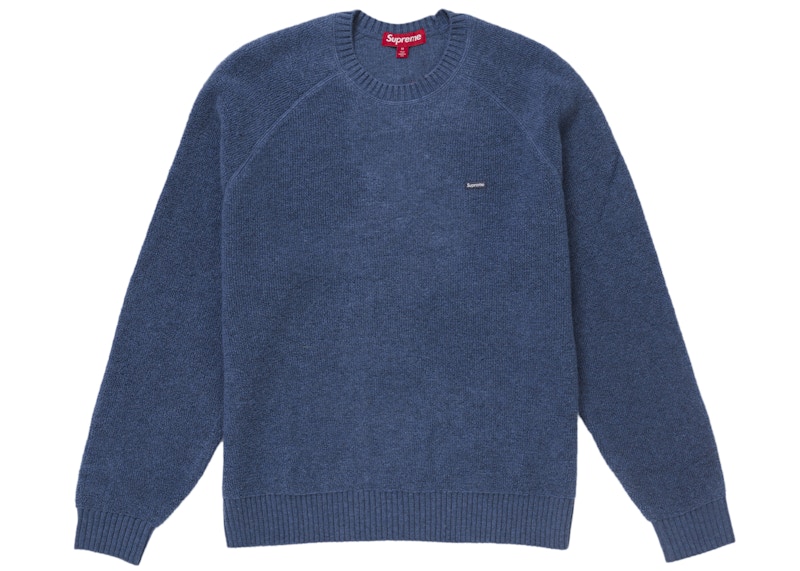 Supreme Terry Small Box Sweater Blue