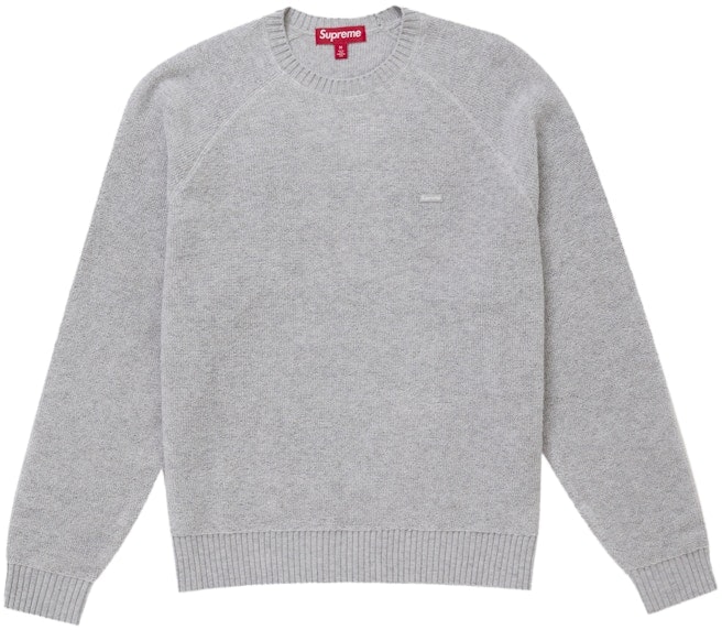 supreme-terry-small-box-sweater-heather-grey