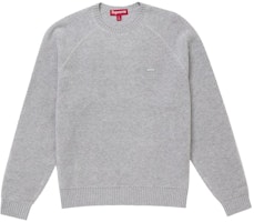 Supreme Terry Small Box Sweater Heather Grey Supreme Terry Small Box Sweater Heather Grey