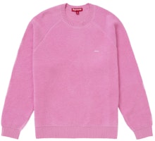 Supreme Terry Small Box Sweater Pink Supreme Terry Small Box Sweater Pink