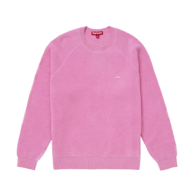 Supreme Terry Small Box Sweater Pink
