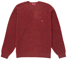 Supreme Terry Small Box Sweater Rust Supreme Terry Small Box Sweater Rust