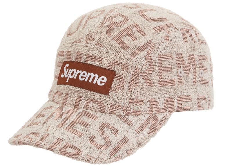 Buy Supreme Terry Spellout Camp Cap 'Beige' Topi Kasual Beige
