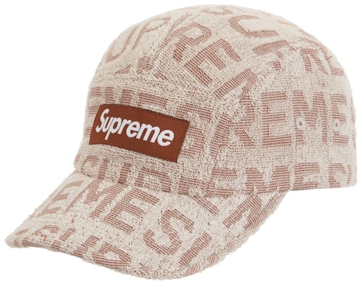 Supreme Terry Spellout Camp Cap 'Beige' Topi Kasual Beige Buy Supreme Terry Spellout Camp Cap 'Beige' Topi Kasual Beige