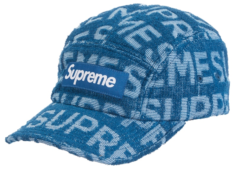 Supreme Terry Spellout Camp Cap 'Blue'
