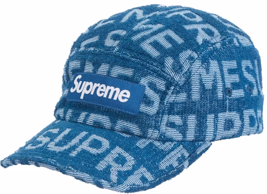 Supreme Terry Spellout Camp Cap 'Blue' Buy Supreme Terry Spellout Camp Cap 'Blue'