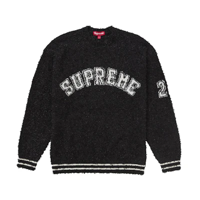 Supreme Textured Arc Sweater Black