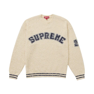 Supreme Textured Arc Sweater Cream