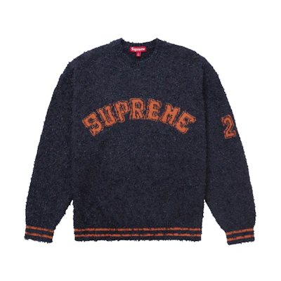 Supreme Textured Arc Sweater Navy