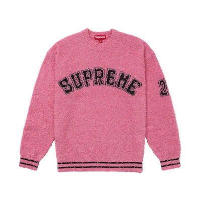 Supreme Textured Arc Sweater Pink