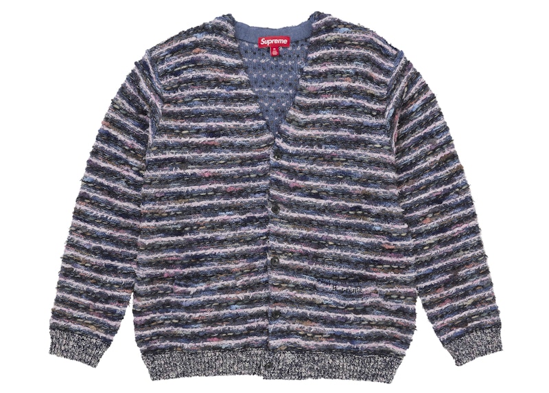 Supreme Textured Cardigan Navy