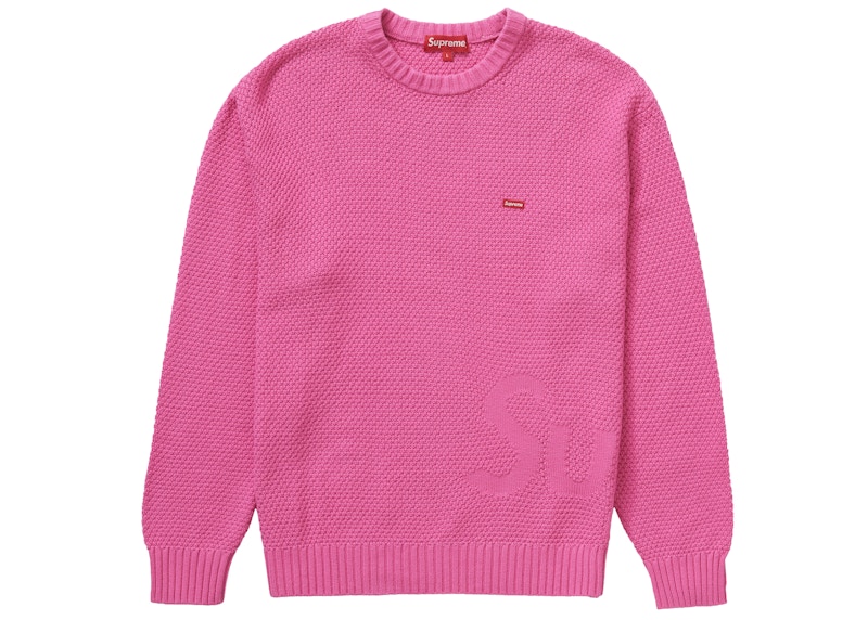 Supreme Applique Cable Knit Sweater ピンク Supreme Applique Cable Knit Sweater Pink | eBay