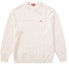 Buy Supreme Tekstur Kotak Kecil Sweater Putih