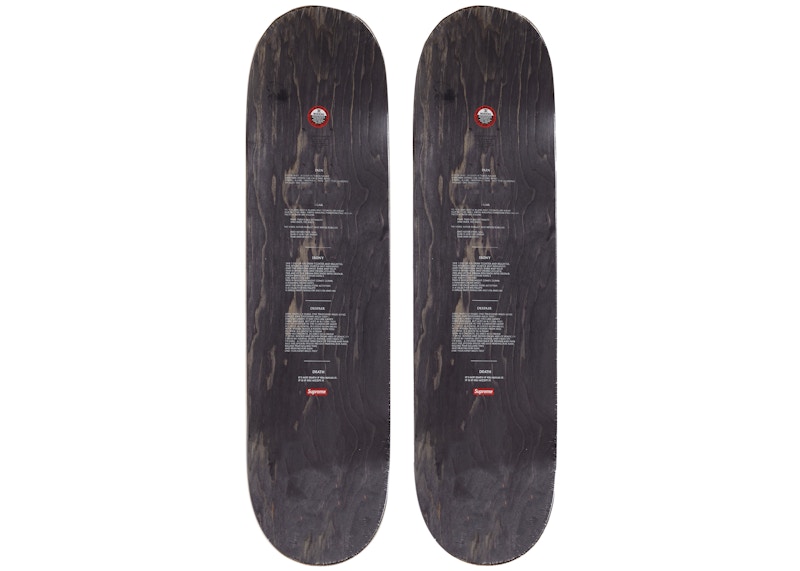 Order Supreme 乌鸦滑板套装 碎裂/眼睛款