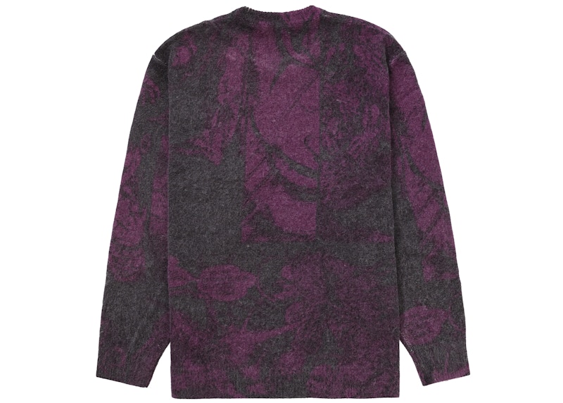 Order Supreme/The Crow 紫色毛衣