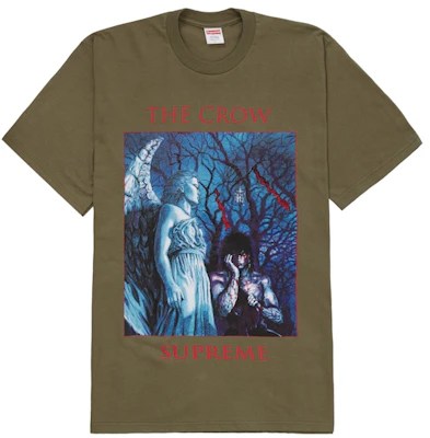 Camiseta Supreme/The Crow Verde Oliva Claro Buy Camiseta Supreme/The Crow Verde Oliva Claro