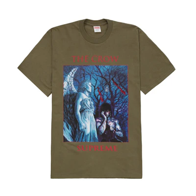 Supreme/The Crow Tee Light Olive